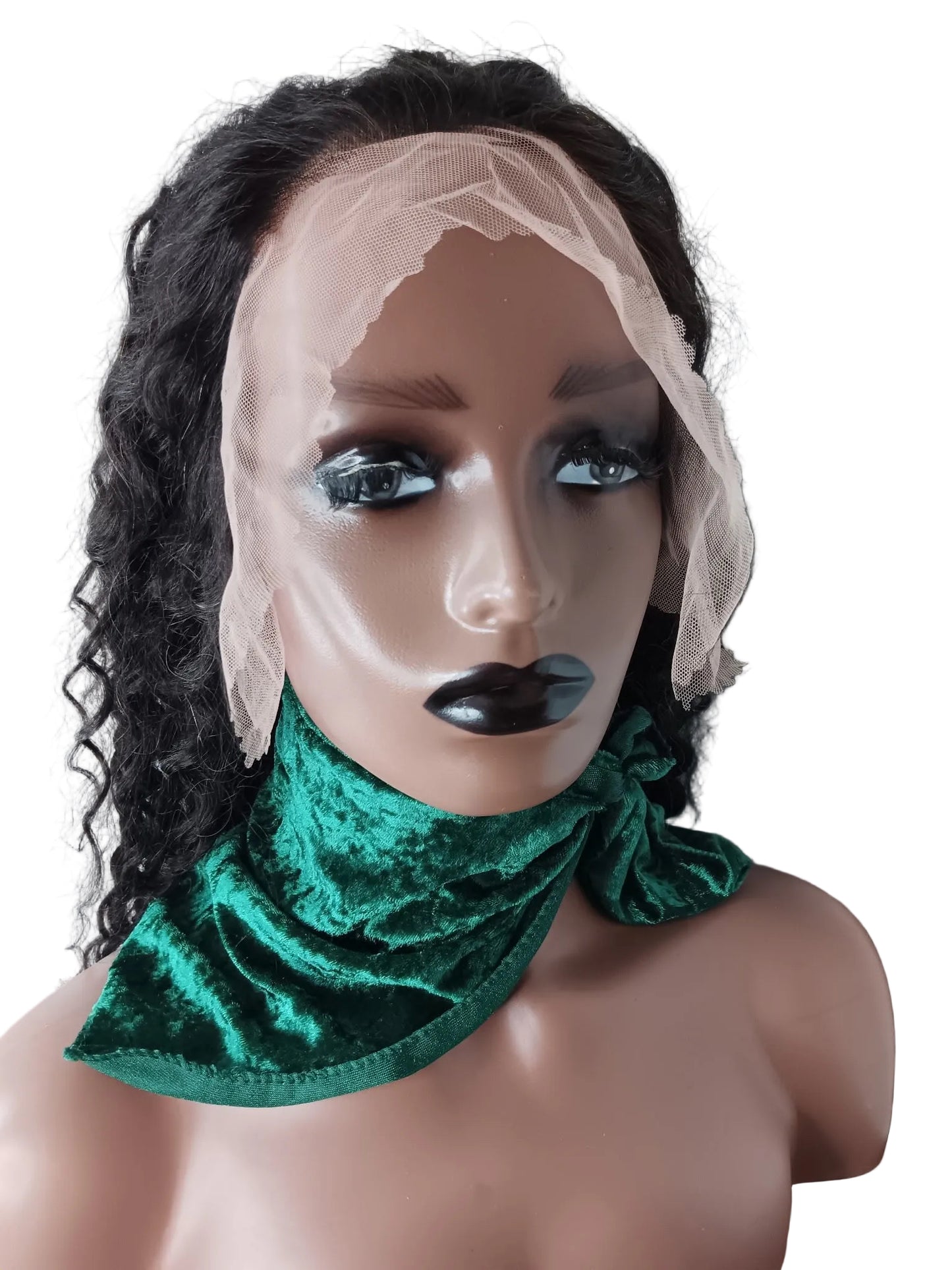 13x6 100% Human Hair Water-Wave Wig Transparent density 180% Wig - BRBL